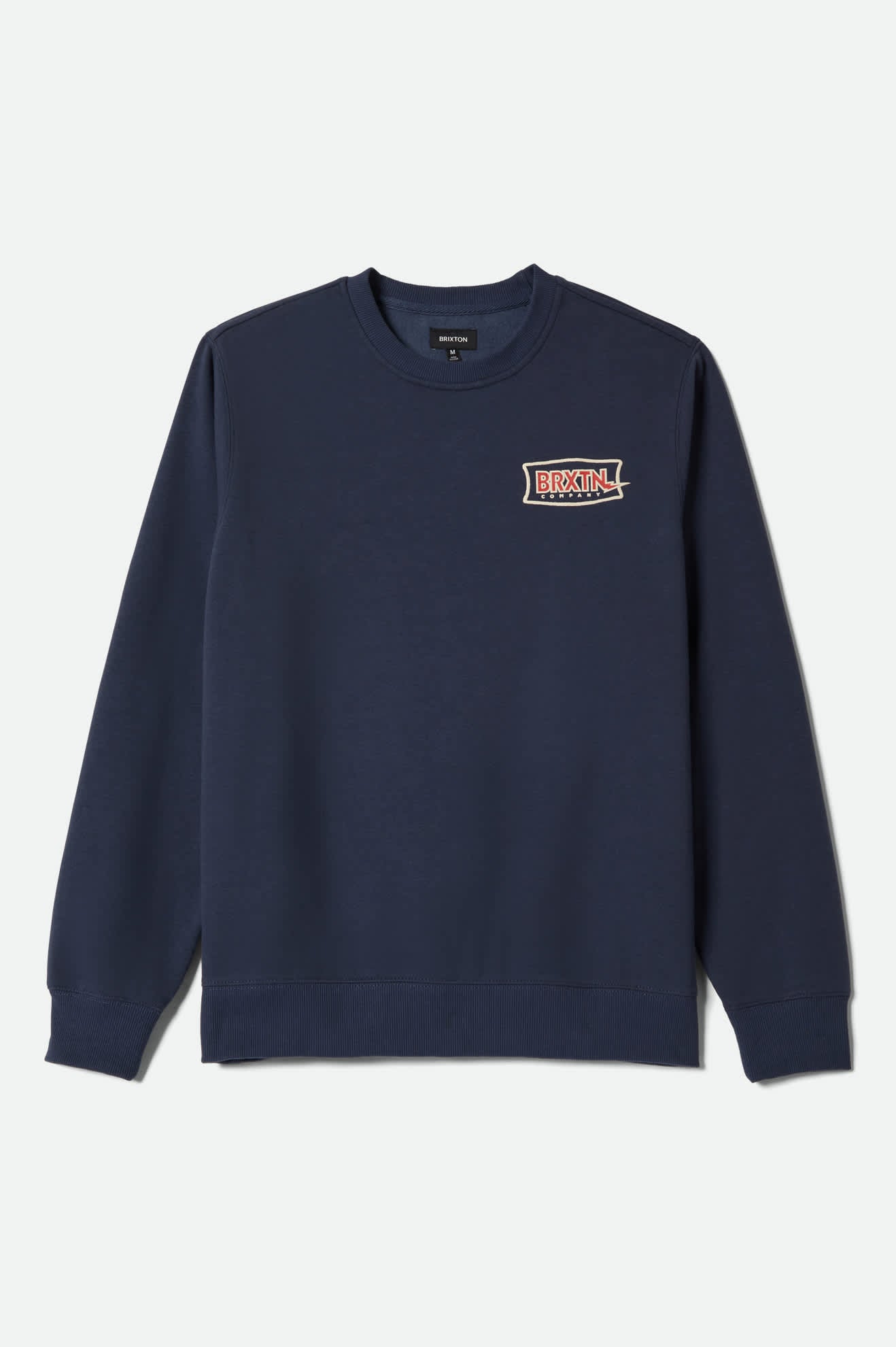 Men's Lightning Crew in the color Mood Indigo - Front Product View