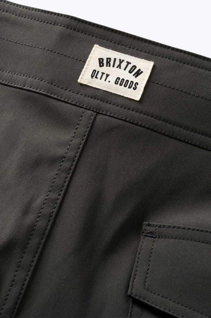 Brixton Men's 60's Stretch Trunk - Washed Black/Charcoal | Extra Shot