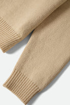 Women's Brixton Ranching Club Crew Sweater in the color Whitecap - Additional Laydown image