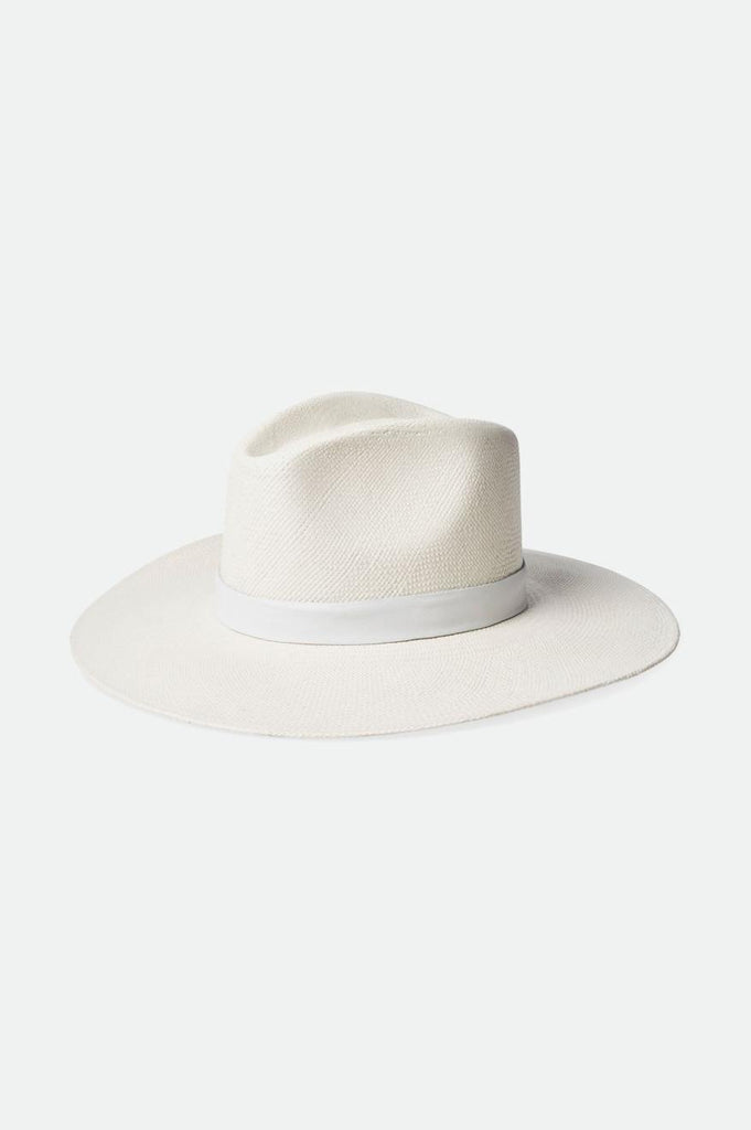 Brixton Women's Harper Panama Straw Hat - Panama White | Profile