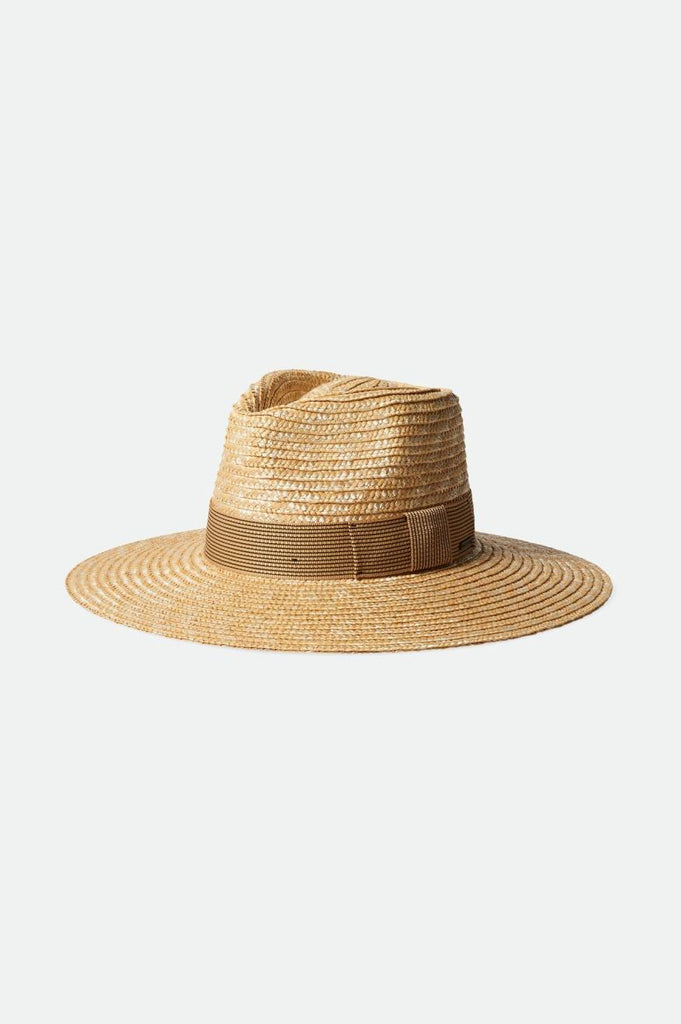 Brixton Joanna Straw Hat - Honey/Mojave/Black