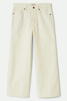 Women's Margo Cropped 5-Pocket Pant in the color Off White - Front Product View