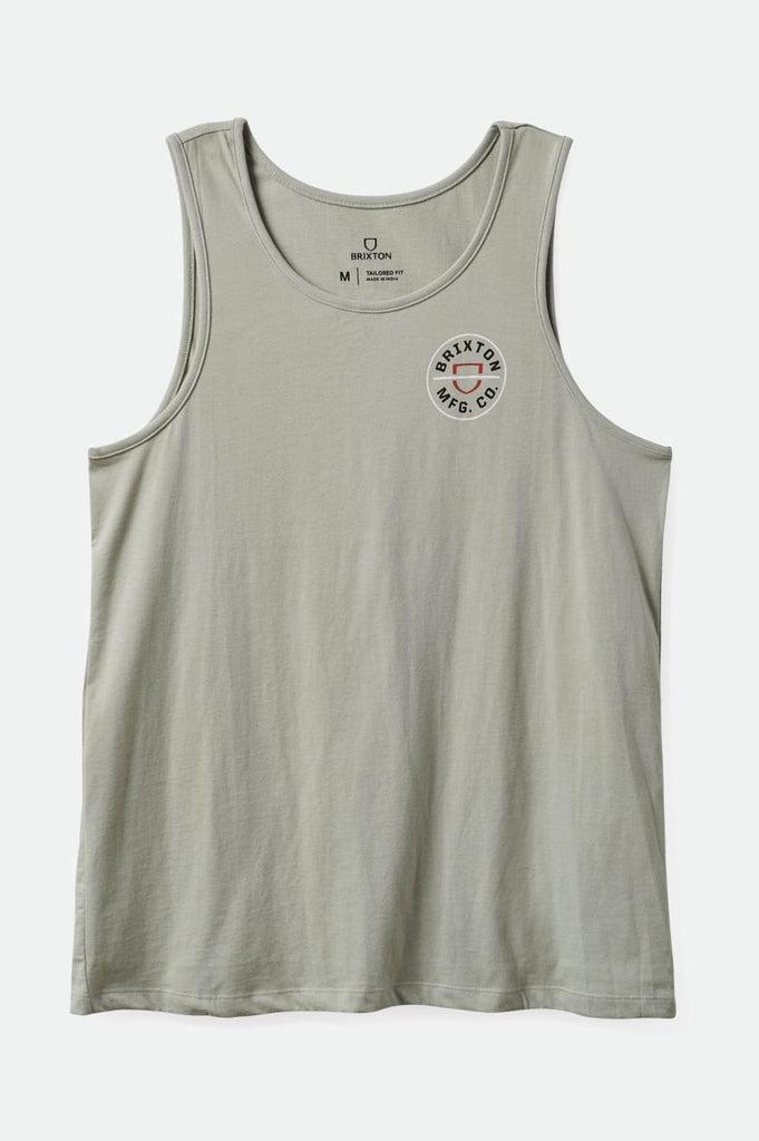 Brixton Crest Tank Top - Mineral Grey