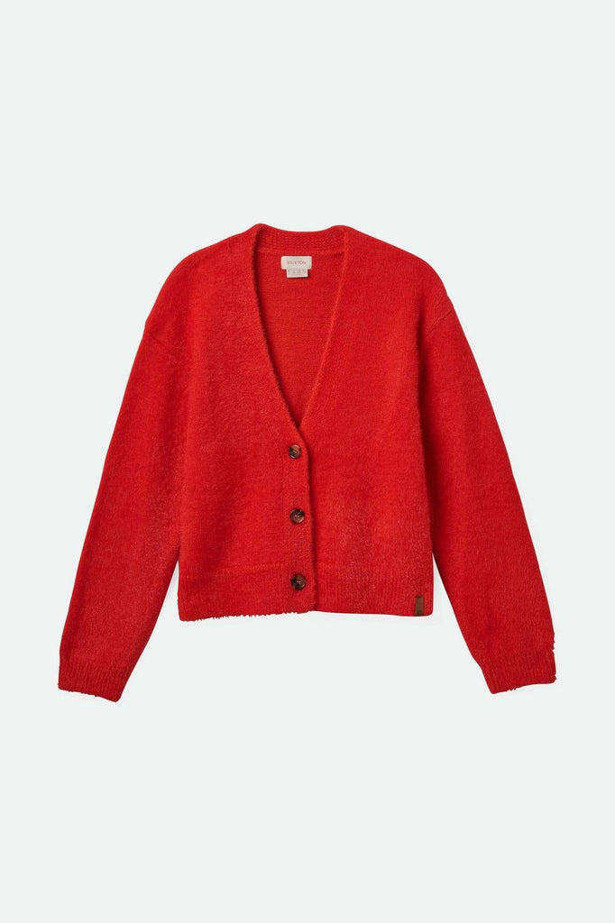 Brixton Women's Town Cardigan - Mars Red | Main