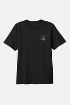 Men's Stride S/S Tailored T-Shirt in the color Black - Front Product View