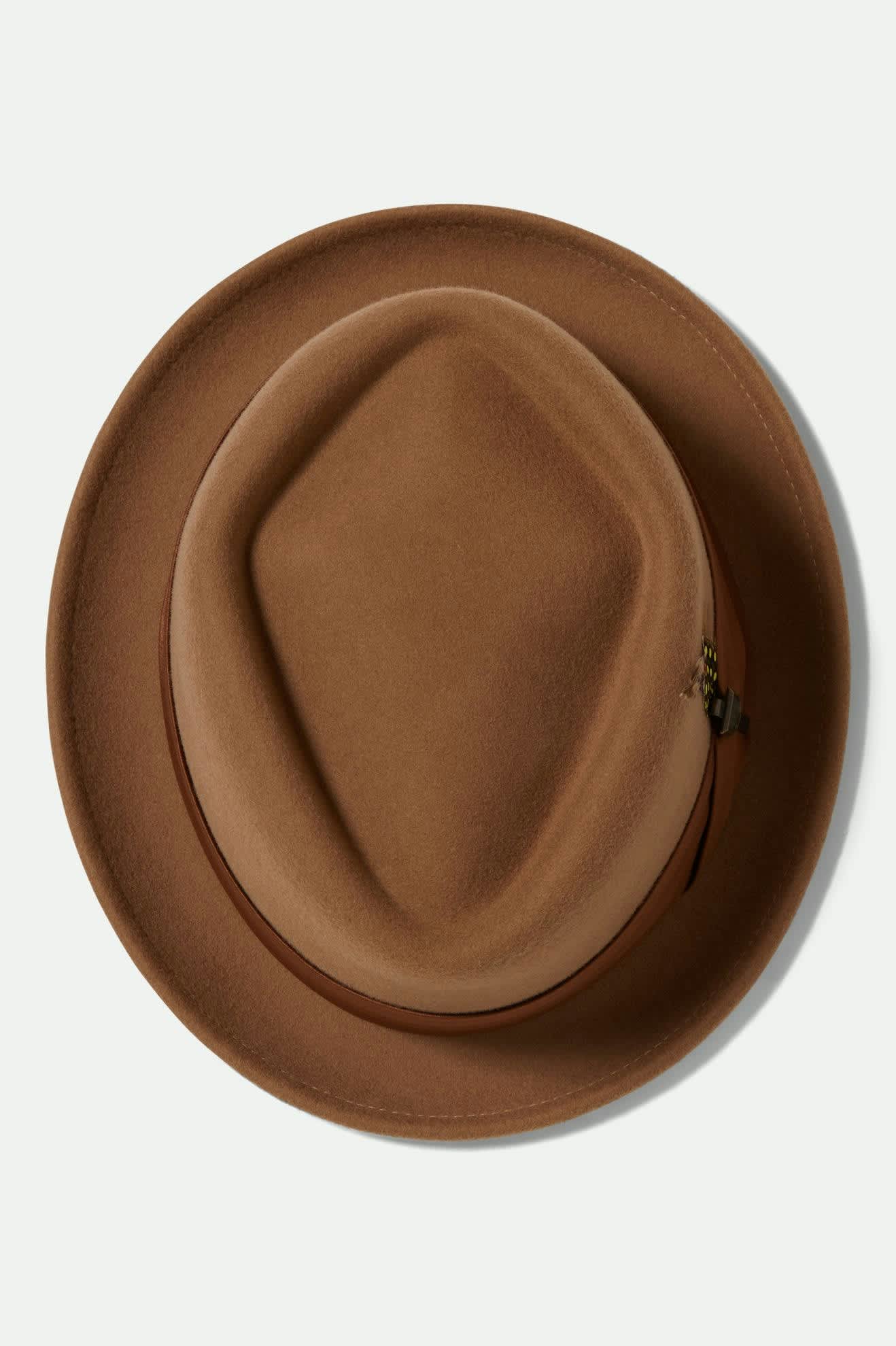 Unisex Stout Pork Pie in the color Tan - Additional Laydown image