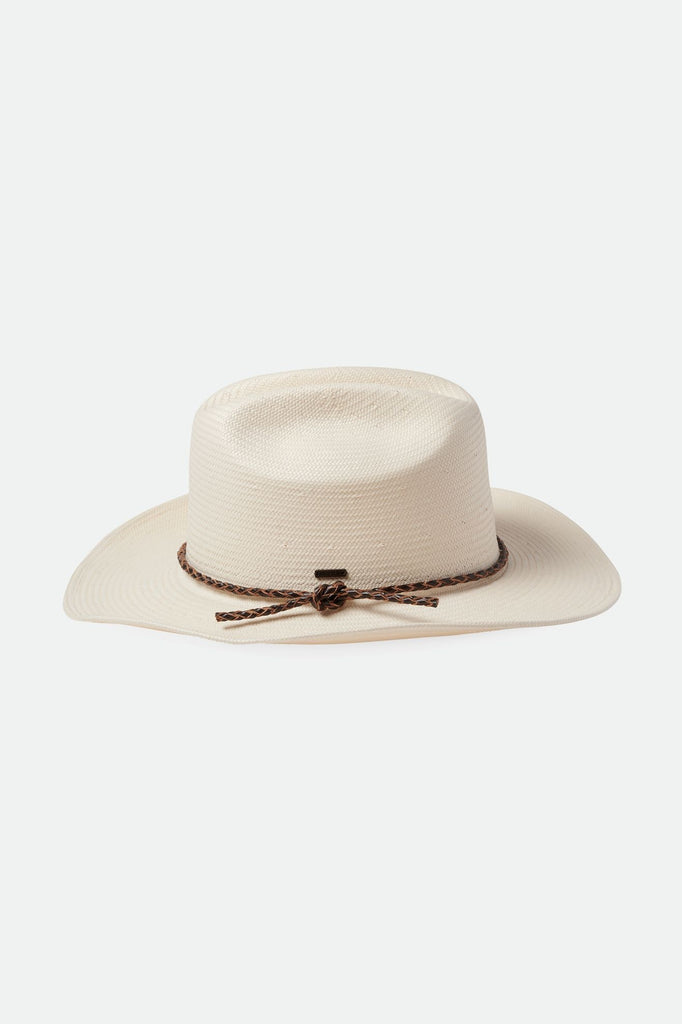 Brixton Unisex Range Straw Cowboy Hat - Off White | Extra Shot