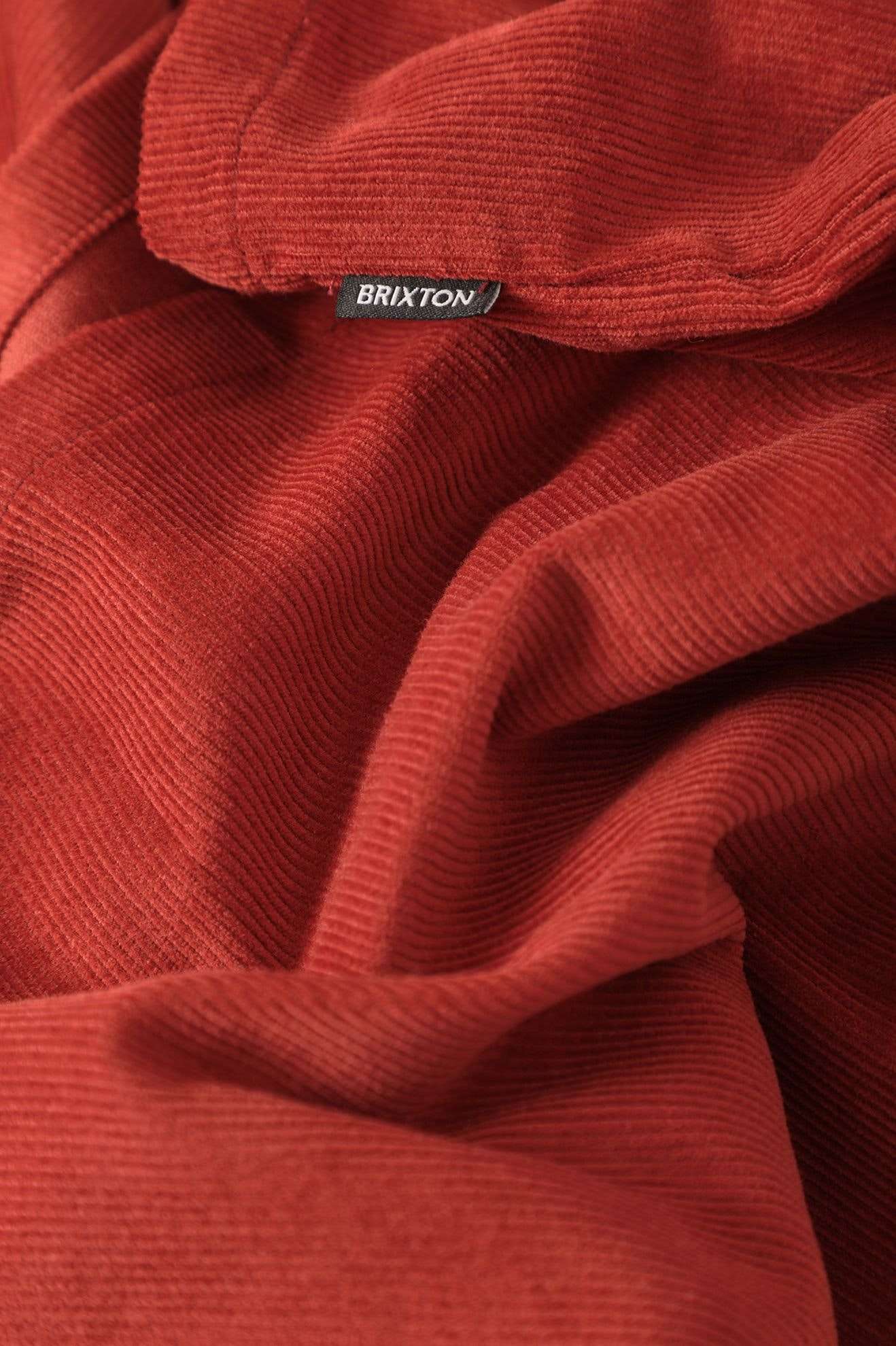 Men's Century Overshirt in the color Washed Brick - Additional Laydown image