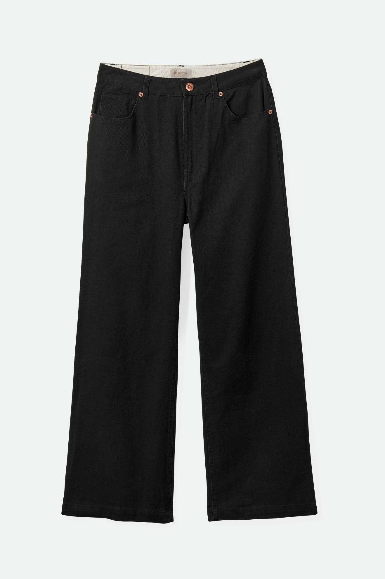 Brixton Women's Margo Cropped 5-Pocket Pant - Washed Black | Main