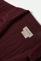 Women's Wandering Tie Top in the color Port - Additional Laydown image