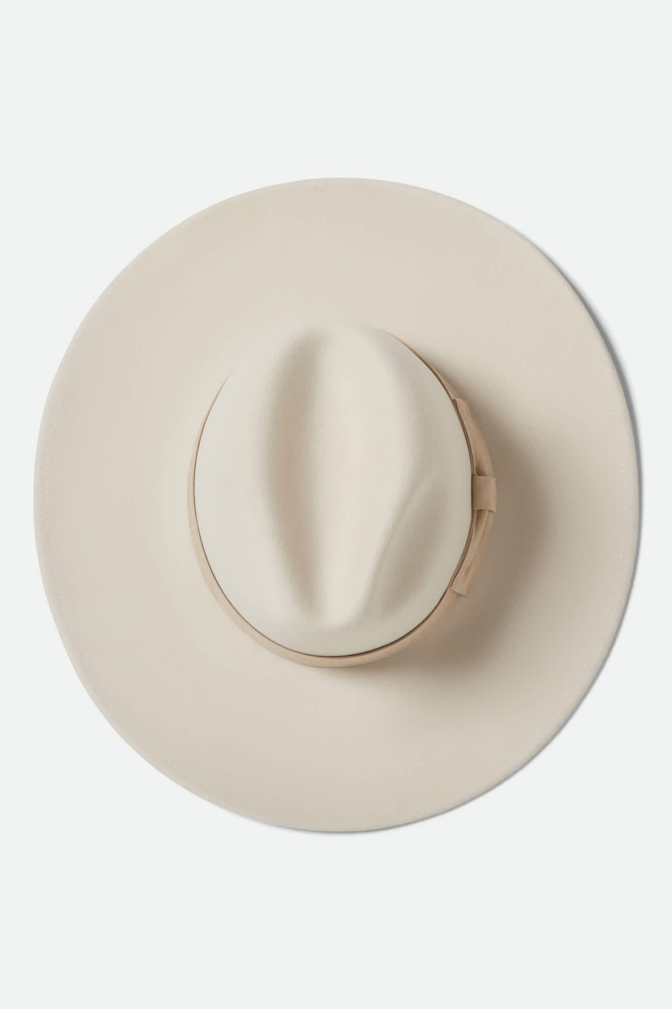 Unisex Layton Comfort Fedora in the color Dove/Sand - Additional Laydown image