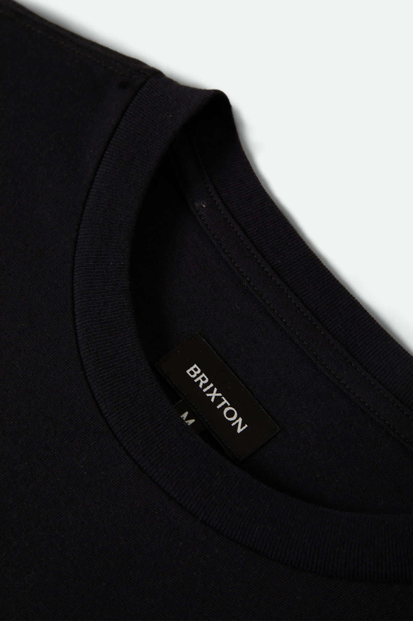 Men's Forman S/S Standard T-Shirt in the color Black Worn Wash - Additional Laydown image