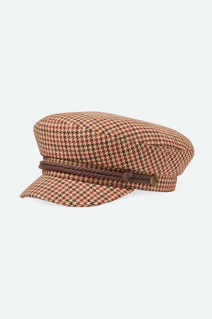 Brixton Unisex Fiddler Fisherman Cap - Tiger's Eye/Brown | Main