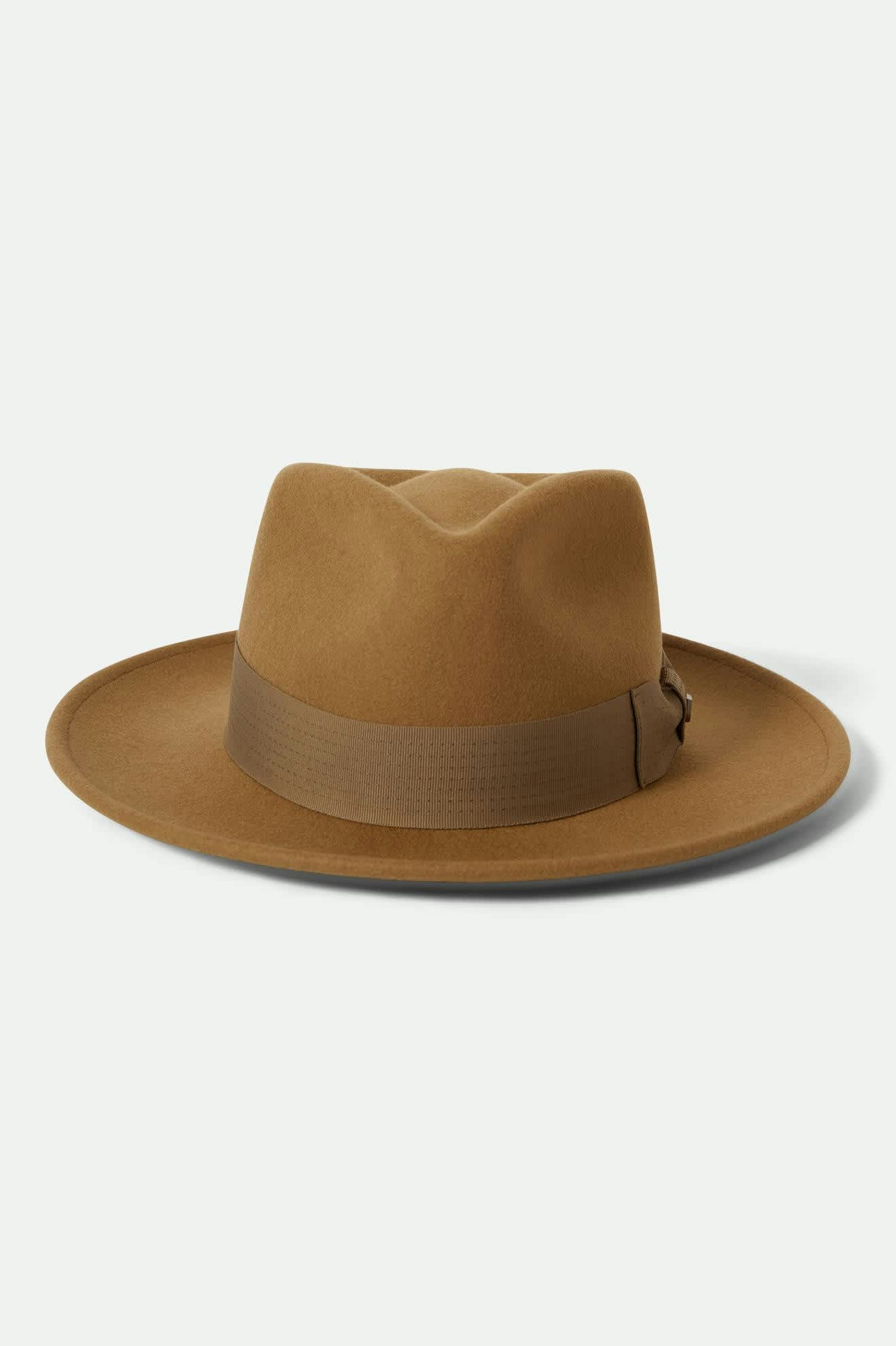 Unisex Swindle Convertabrim Fedora in the color Antique Bronze - Additional Laydown image