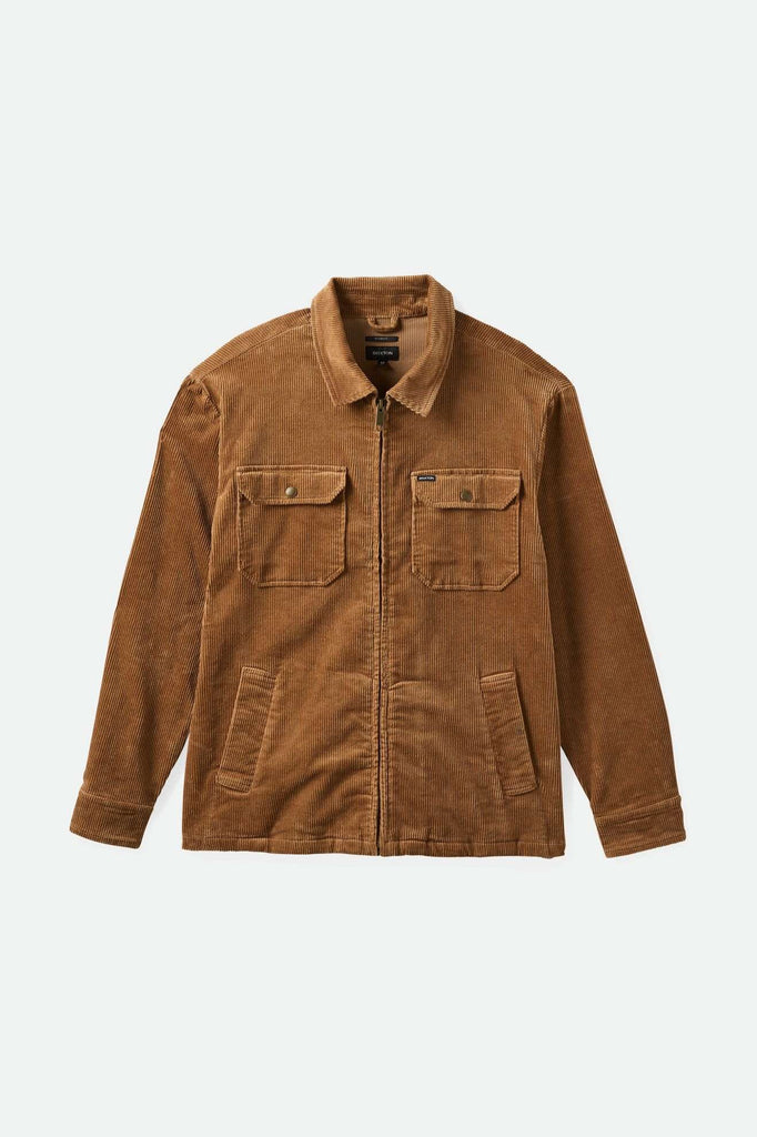 Brixton Men's Motor Jacket - Tiger's Eye Cord | Main