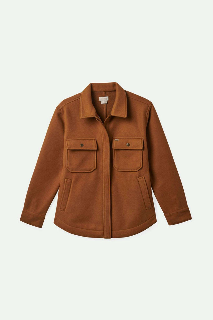 Brixton Women's Durham Shirt Jacket - Washed Copper | Main