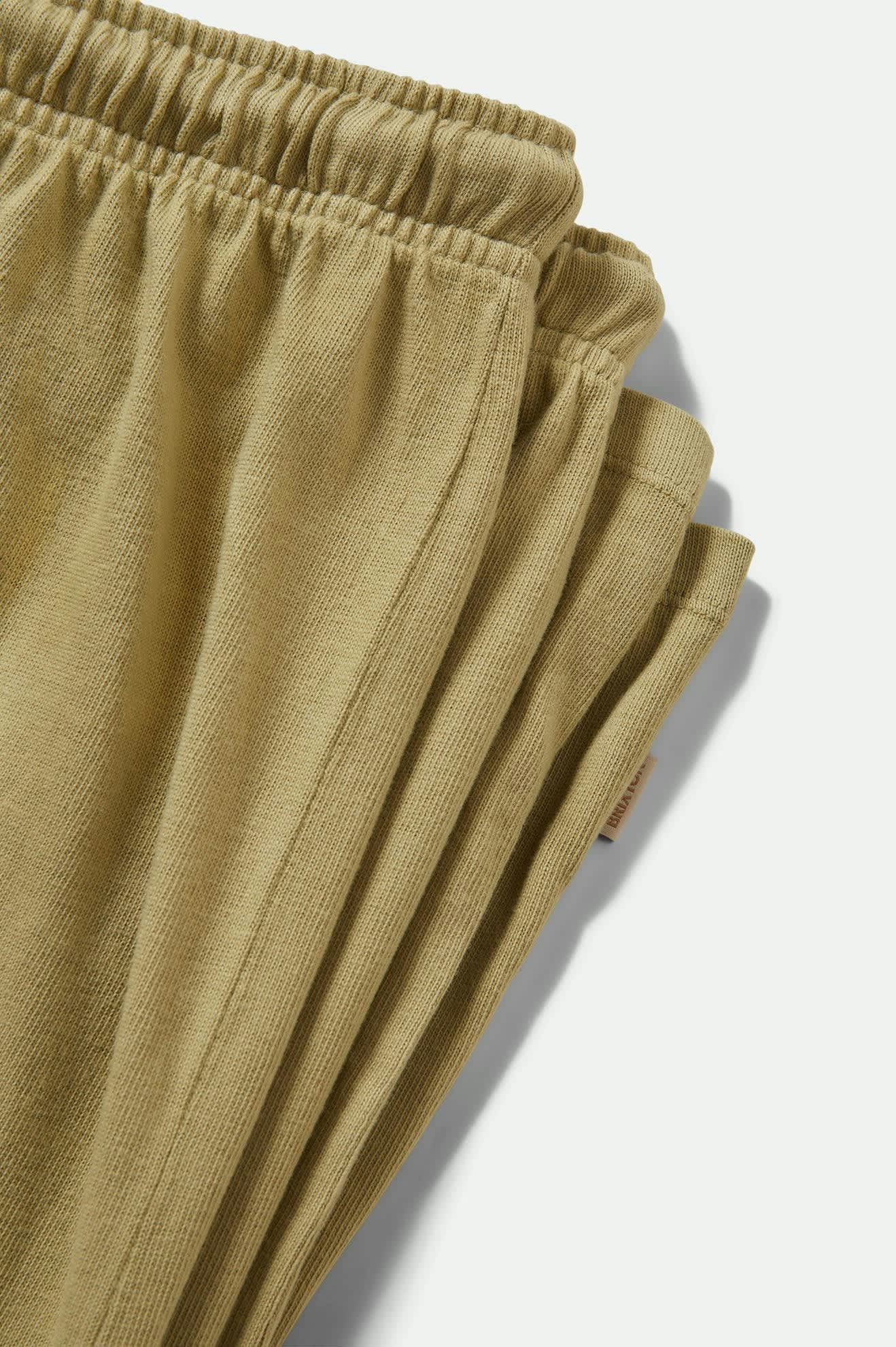 Women's Carefree Organic Garment Dye Lounge Pant in the color Elm - Additional Laydown image