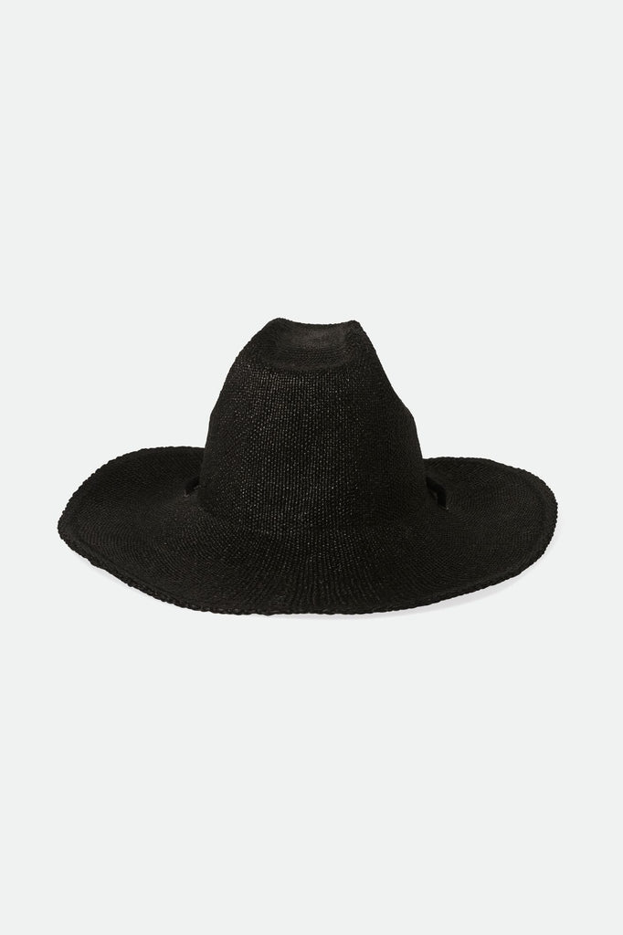Brixton Women's Austin Straw Cowboy Hat - Black | Back