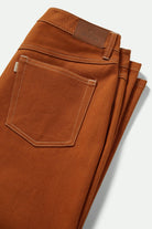 Women's Margo Cropped 5-Pocket Pant in the color Rustic Caramel - Additional Laydown image
