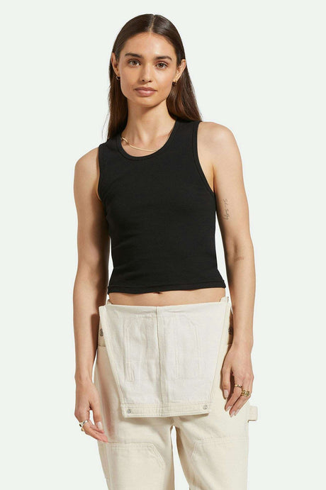 Women's Front Fit | Classic Organic A-Tank - Black