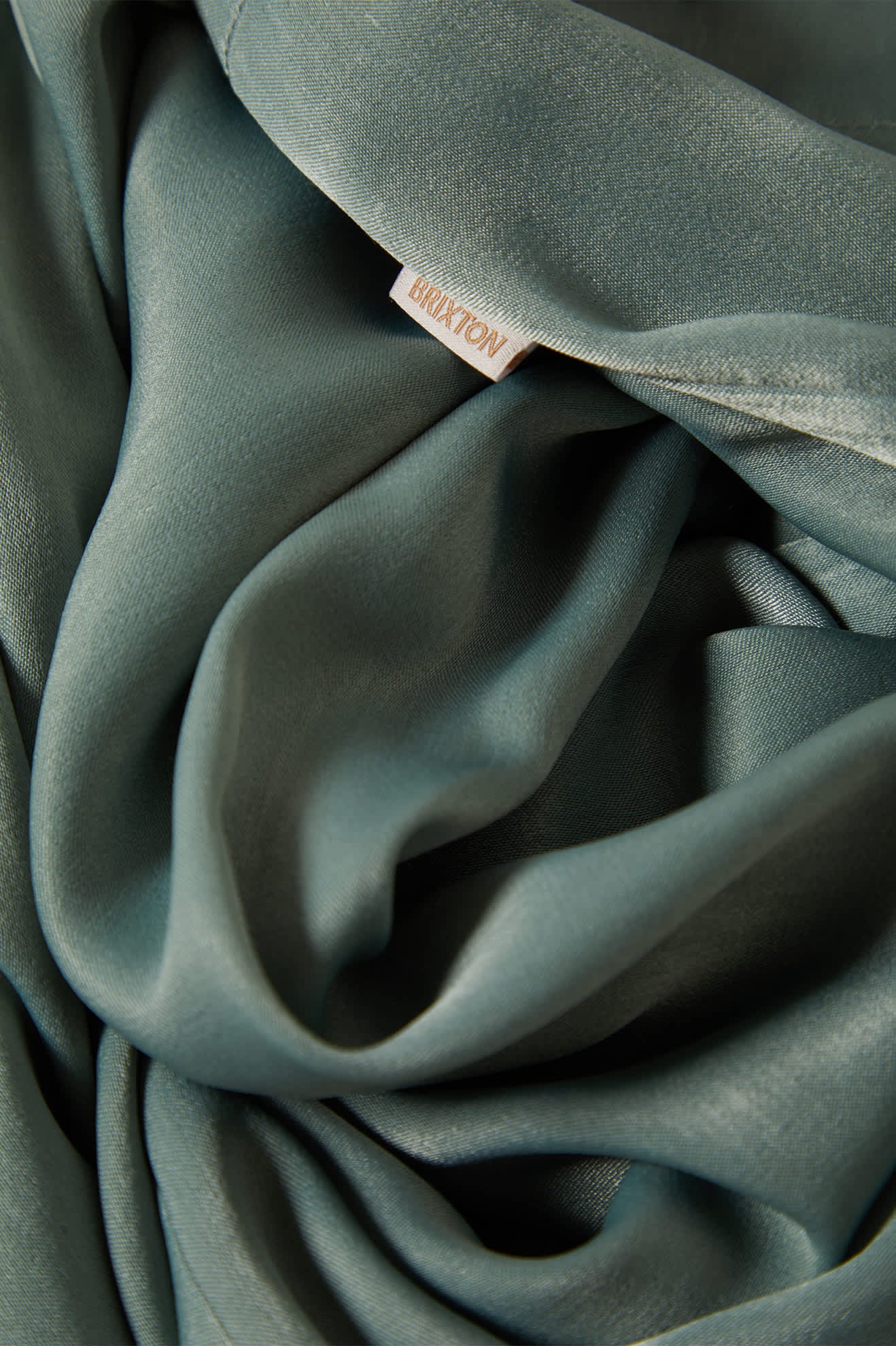 Women's Soho Silky Pant in the color Blue Green Shine - Additional Laydown image