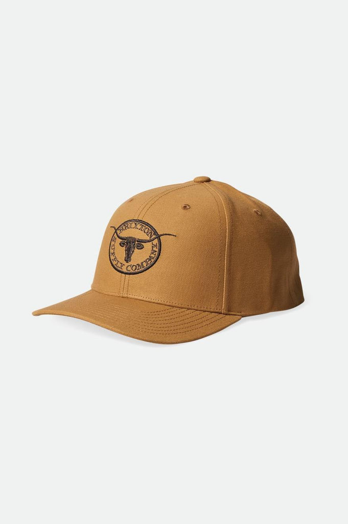 Brixton Stockton Netplus MP Snapback - Golden Brown