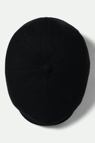 Unisex Brood Flannel Snap Cap in the color Black/Moss - Additional Laydown image