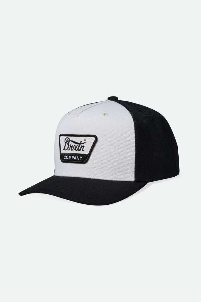 Brixton Men's Linwood Netplus Snapback - Black/White/Black | Main