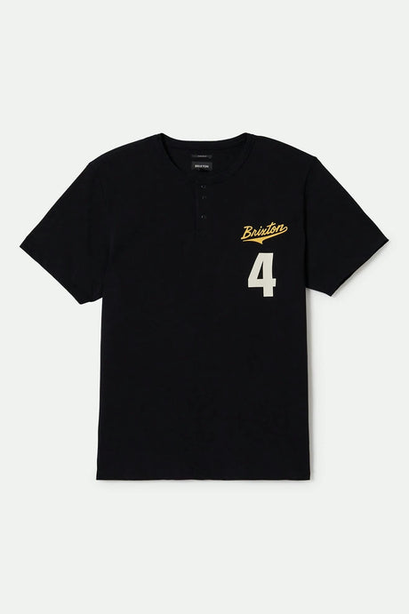 Men's The League Baseball T-Shirt in the color Black/Black - Front Product View