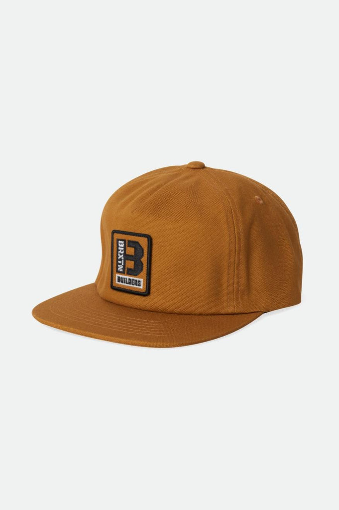 Brixton Builders MP Snapback - Golden Brown