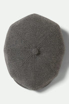 Unisex Brood Flannel Snap Cap in the color Dark Heather Grey/Washed Navy - Additional Laydown image