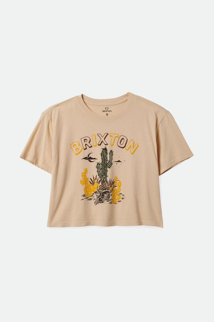 Brixton Cactus S/S Boxy Tee - Biscotti