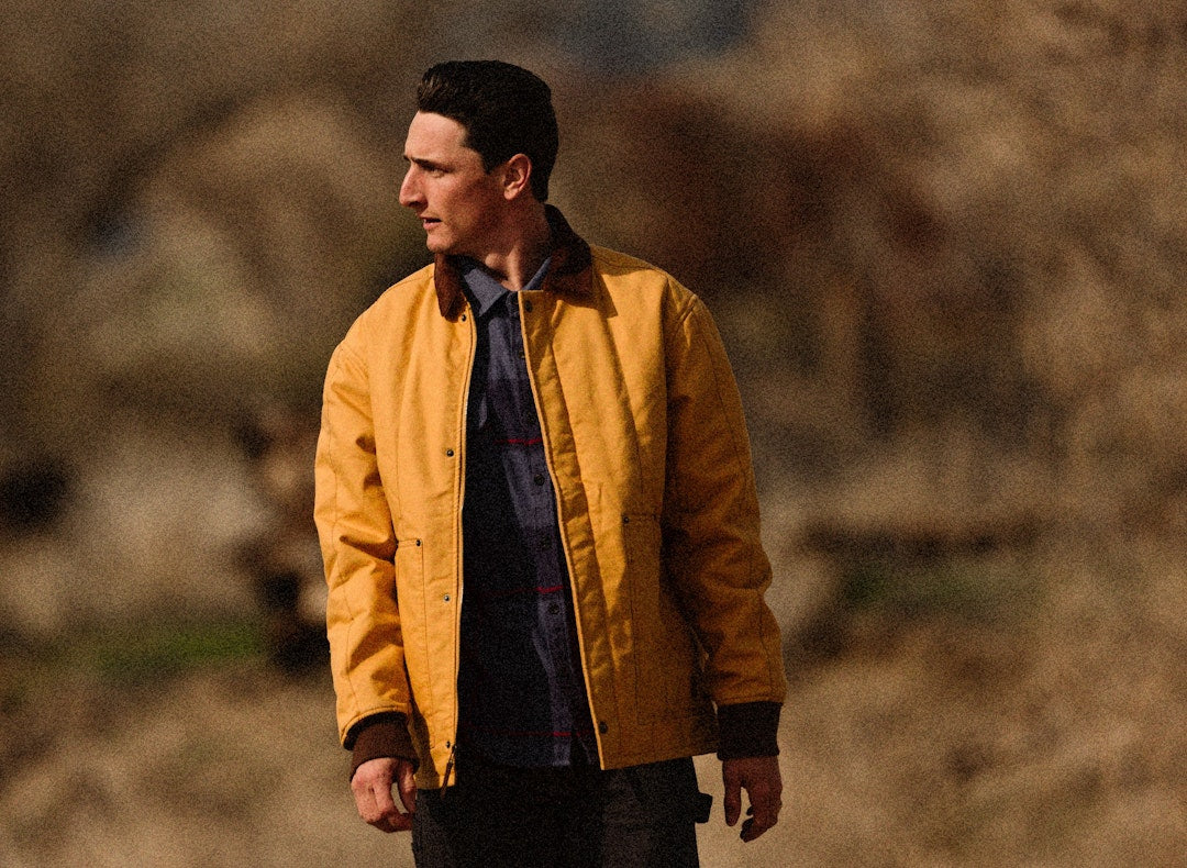 Men's Builders Ranch Jacket in Spruce Yellow – Brixton Europe