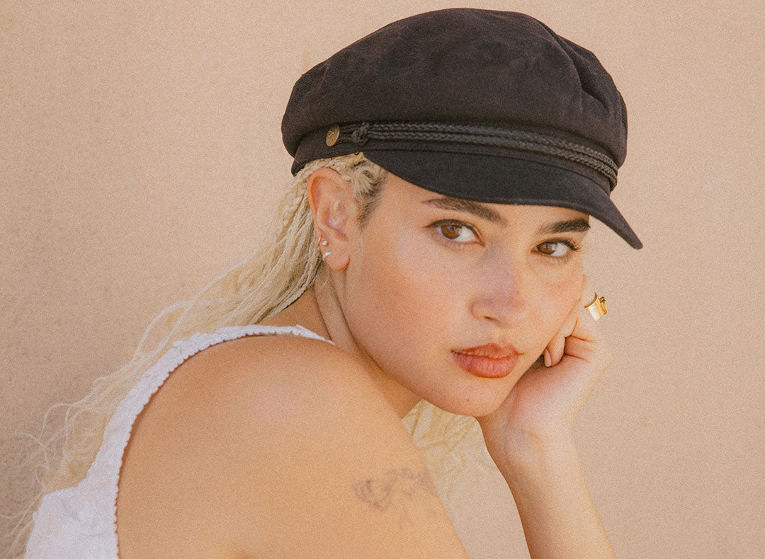 Unisex Fiddler Fisherman Cap in Black – Brixton Europe