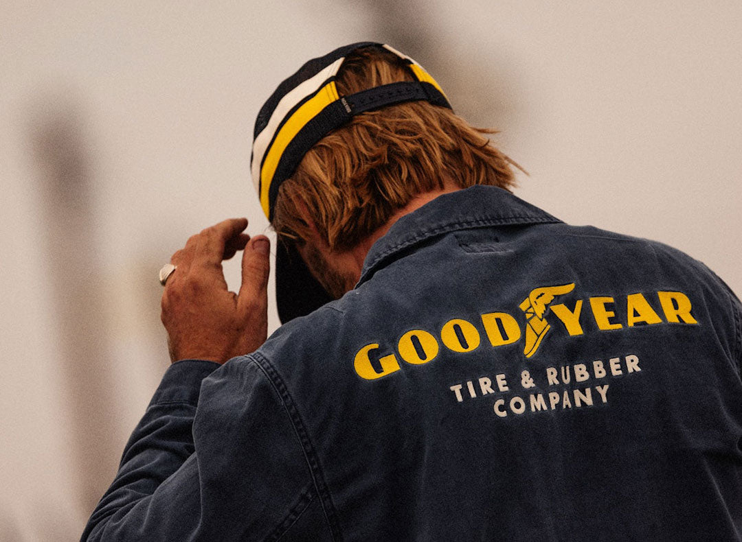 Unisex Goodyear Service Trucker Hat in Navy – Brixton Europe