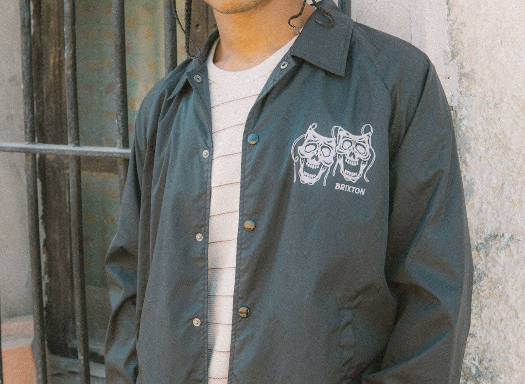 Men's Watchman Lightweight Coaches Jacket in Black – Brixton Europe