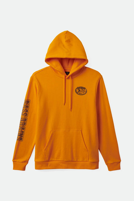 Brixton Men's Bass Brains Swim Hood - Orange | Profile