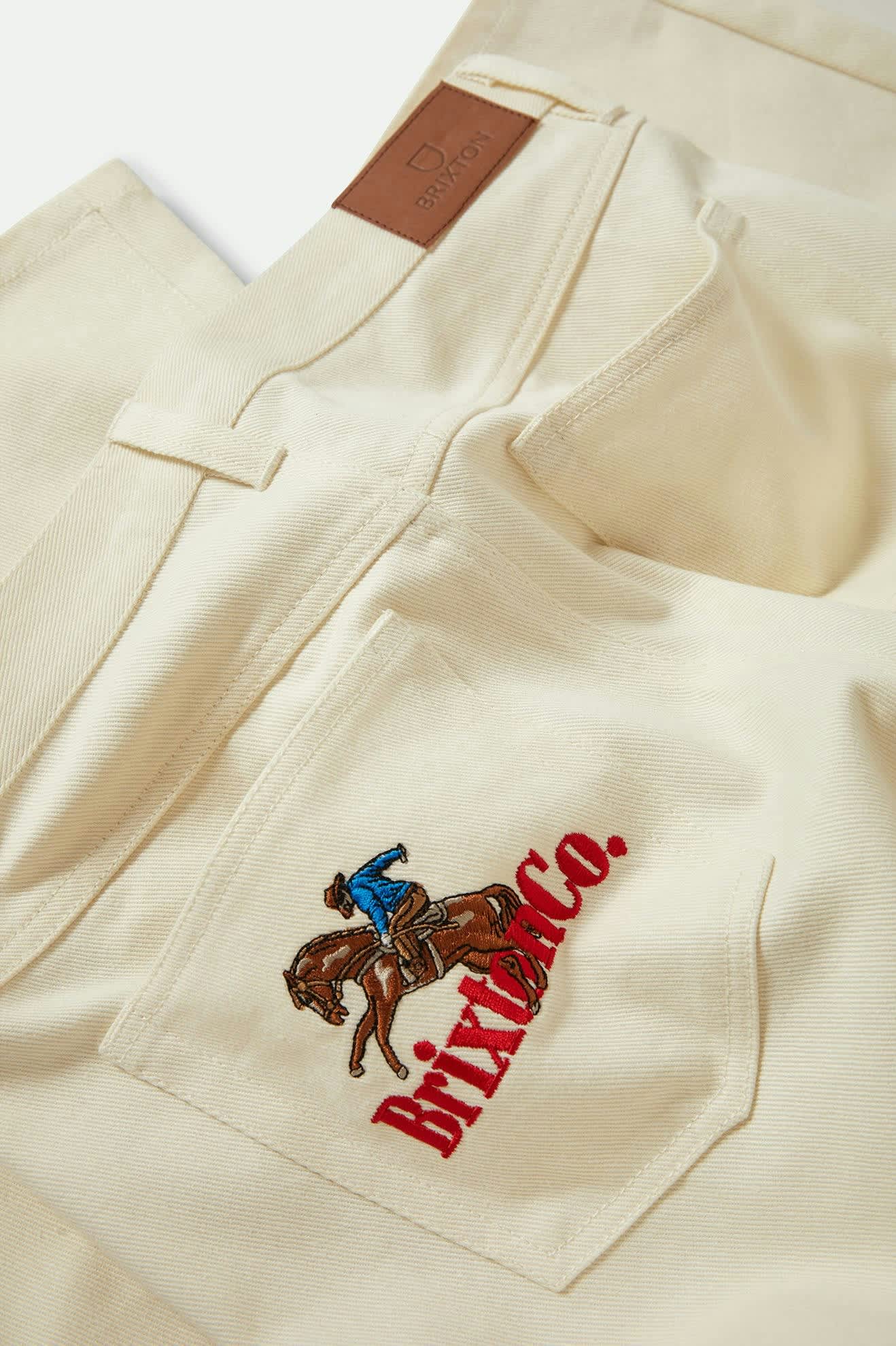 Women's Margo Cropped 5-Pocket Pant in the color Off White - Additional Laydown image