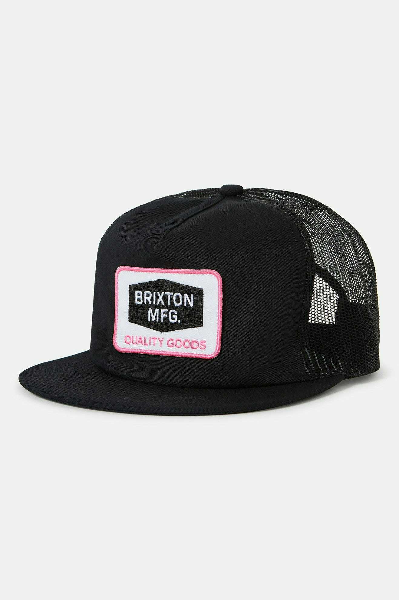 Brixton Unisex Neon Fallbrook HP Snapback - Black/Pink/Black | Main