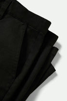 Men's Choice Chino Baggy Short in the color Black - Additional Laydown image