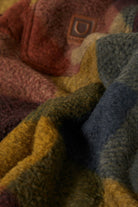 Men's Bowery Arctic Stretch Fleece in the color Rust/Copper Plaid - Additional Laydown image