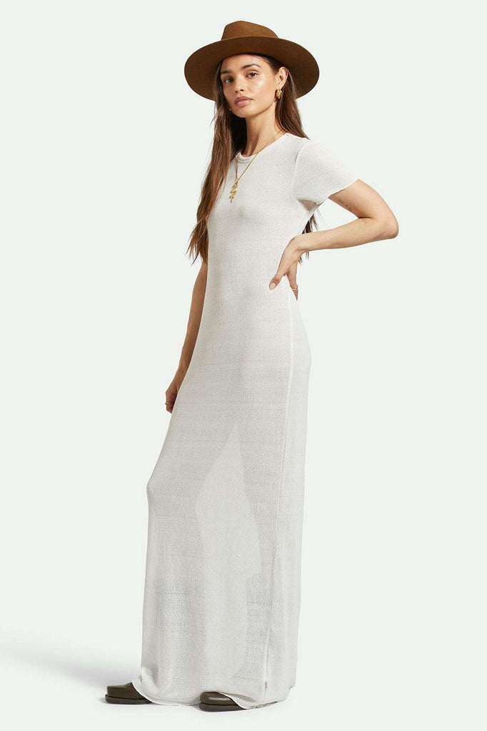 Women's Side Fit | Sheer Knit Dress - Off White