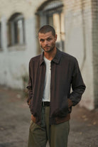 Men's Lifestyle 1 | Dillinger Houndstooth Bomber Jacket - Black Houndstooth