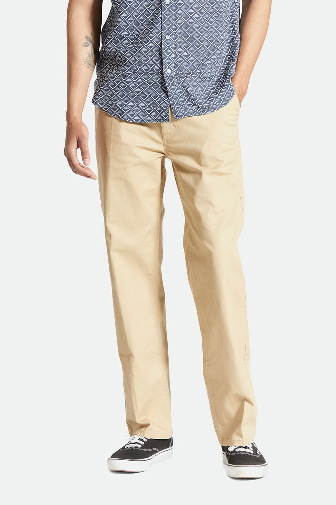 Men's Fit, Front View | Choice Chino Relaxed Pant - Sand