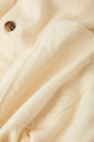 Men's Hasting Lightweight Flannel in the color Wax Paper - Additional Laydown image