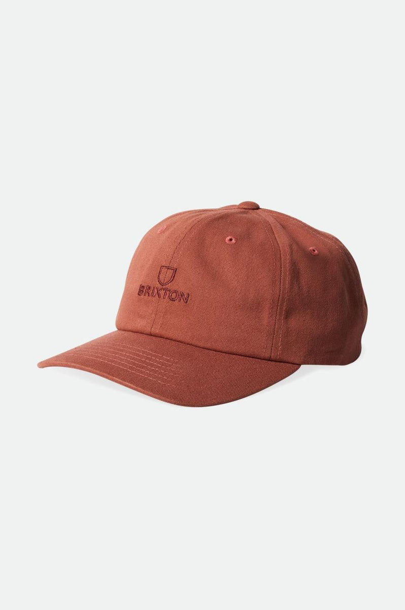 Alpha LP Cap - Marsala Red Vintage Wash – Brixton Europe