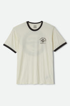 Men's Ford Mustang Ringer T-Shirt in the color Wimbledone White/Burnt Rubber - Front Product View