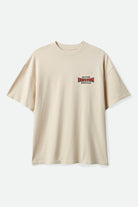 Men's Motorized Oversized T-Shirt in the color Cream - Front Product View