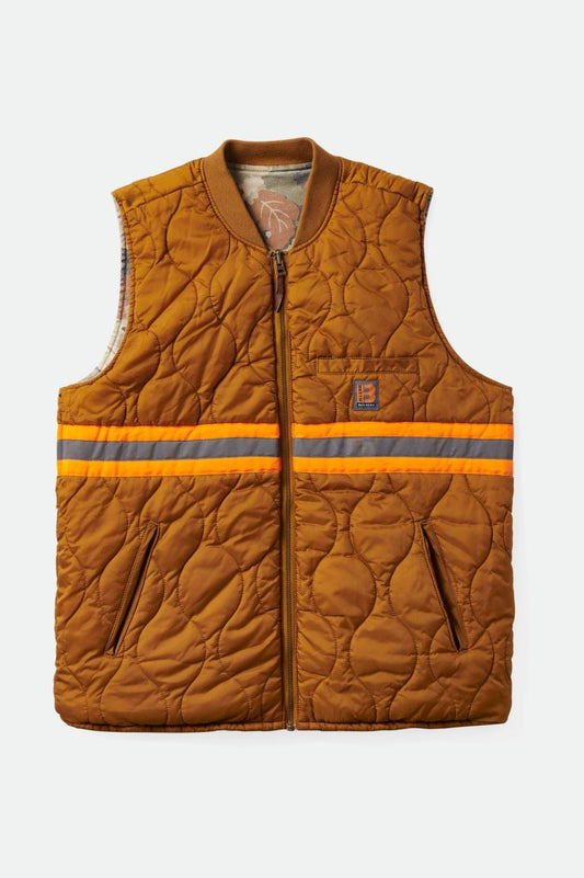 Abraham Builders Reversible Vest Leaf Camo/Golden Brown