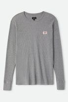 Men's Trademark Waffle Knit Top in the color Heather Grey - Front Product View